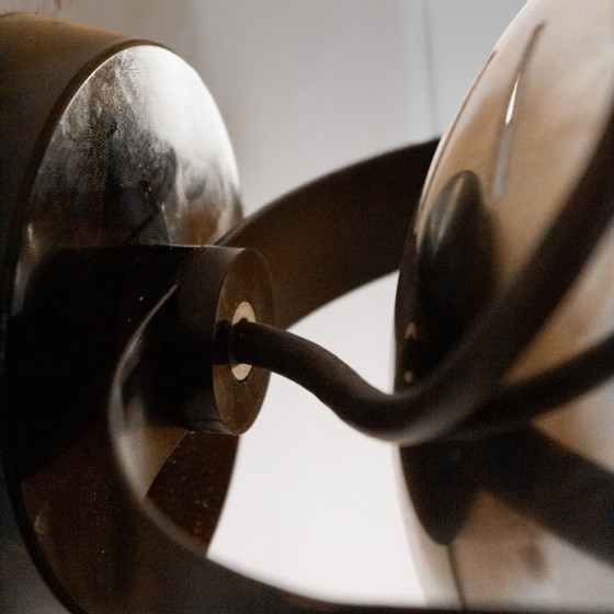 Image 1 of 1x Paar Targetti Sankey "Alta Lite" verchroomde wandlampen - Space Age Spotlights