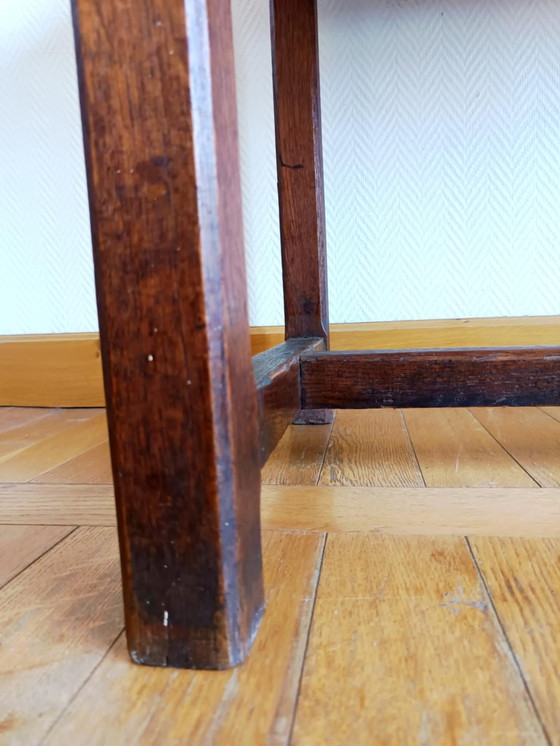 Image 1 of Rustieke boerderij- of kantoortafel Circa 1920