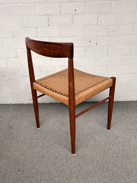Image 1 of Bramin, table de design danois avec rallonge et 4 chaises