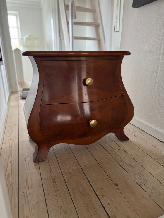 Image 1 of Cassettiere Valenti “Bruselas” – Design di lusso spagnolo 2004 – Dettagli in legno lucidato e ottone