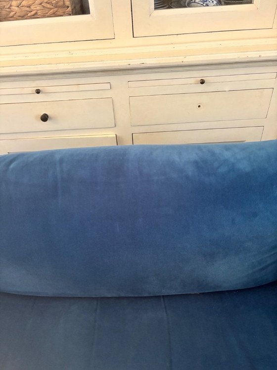 Image 1 of Mooie blauwe loveseat jame.nl