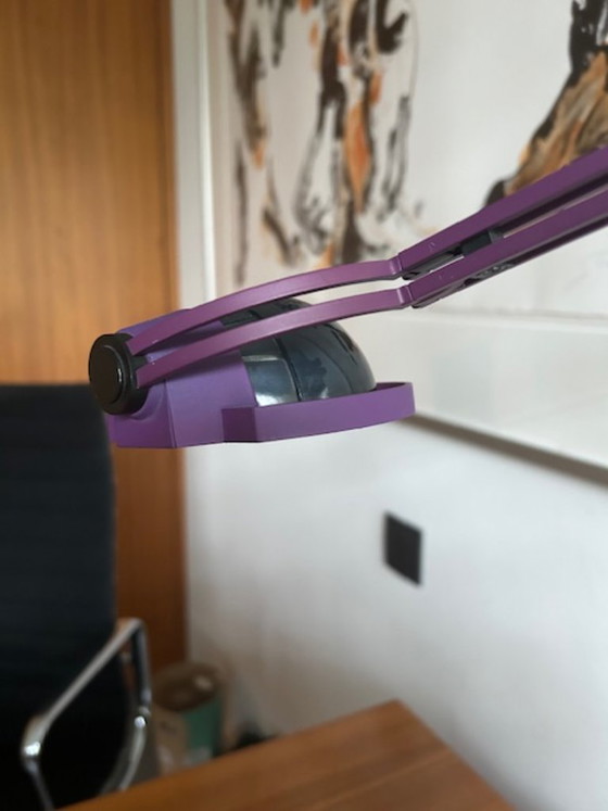 Arteluce Zoom, Tafellampen, Metaal, Kunststof, Paars, Modern (foto 10 van 11)