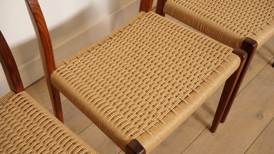 Image 1 of 4 Stühle | Niels Otto Møller | Modell 71 | Palisanderholz | Restauriert