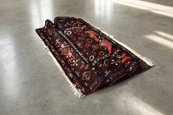 Vintage handgeweven Midden-Oosterse Oosterse Hamadan tapijt, jaren 60 – Decoratieve objecten, Wool (photo 6 of 12)