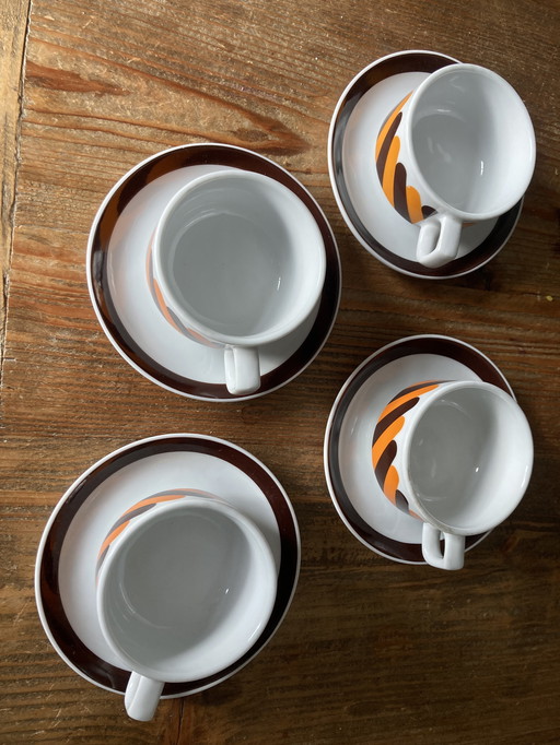 Walkure Vintage Tassen- und Untertassen-Set