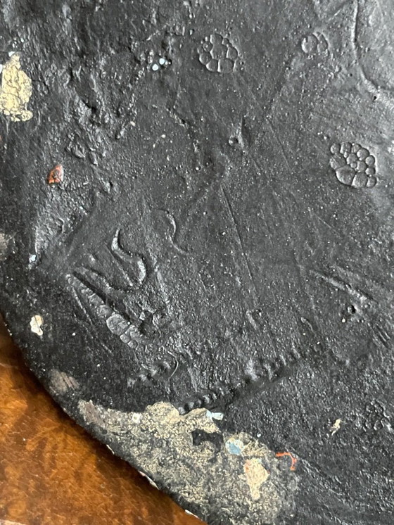 Image 1 of Un vaso vintage colorato extra large