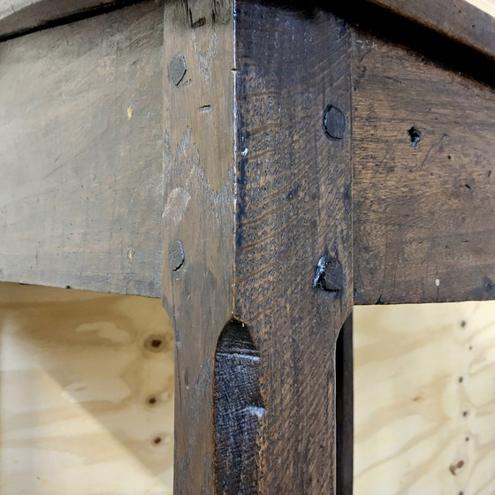 Image 1 of Atril / escritorio antiguo de madera de roble (siglo XIX) / escritorio de oficinista