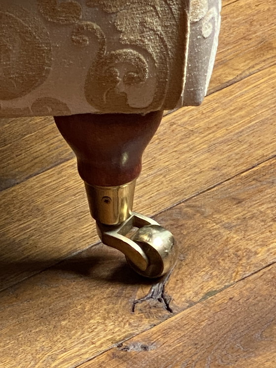 Image 1 of Ear armchair with footstool