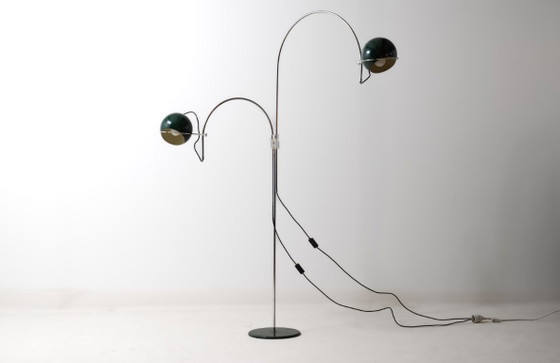 Lampada da terra Mid Century GEPO Double Arc Space Age Eyeball – Lampade da terra, Metal (photo 10 of 16)