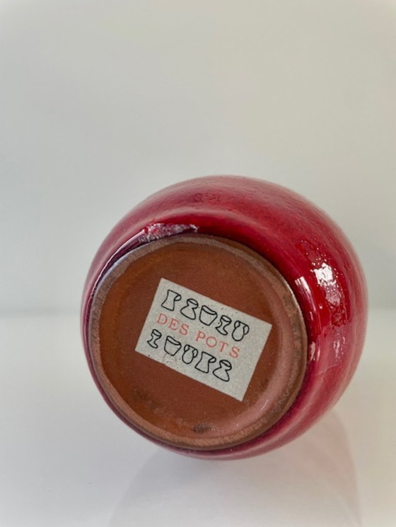 Image 1 of Magenta design vase by Des Pots Ceramica