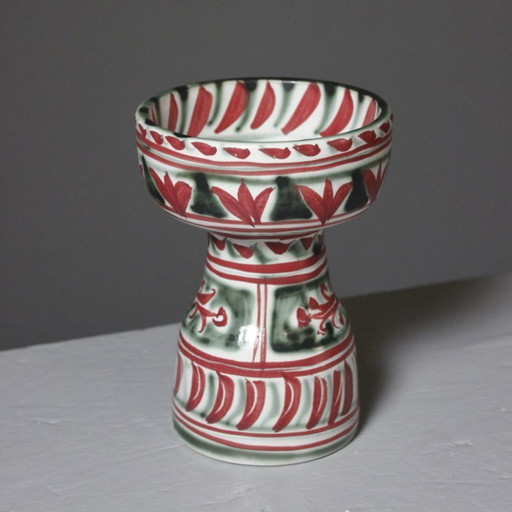 Paul Yvain at Keraluc Quimper - Candlestick holder, France, 1950s