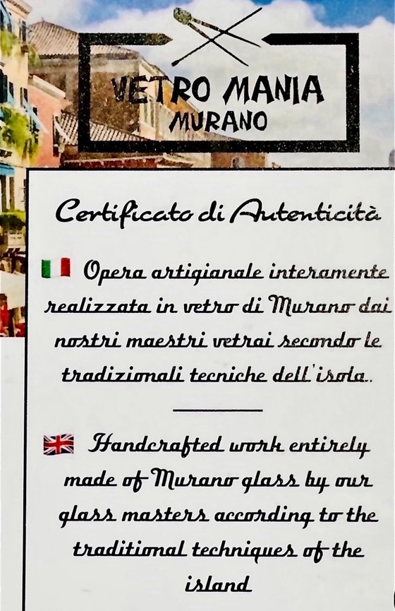 Image 1 of Sculpture, Tributo a Picasso “Volto” - 22.5 cm - Le Verre de Murano