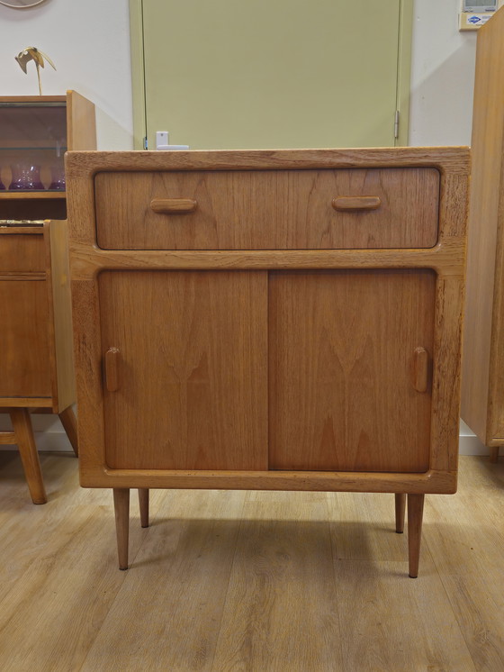 Image 1 of Vintage Silkeborg Armadio Cassettiera Porte scorrevoli Armadio