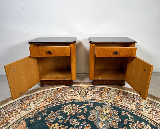 Image 1 of Set Nightstands Up Zavody, By Jindřich Halabala