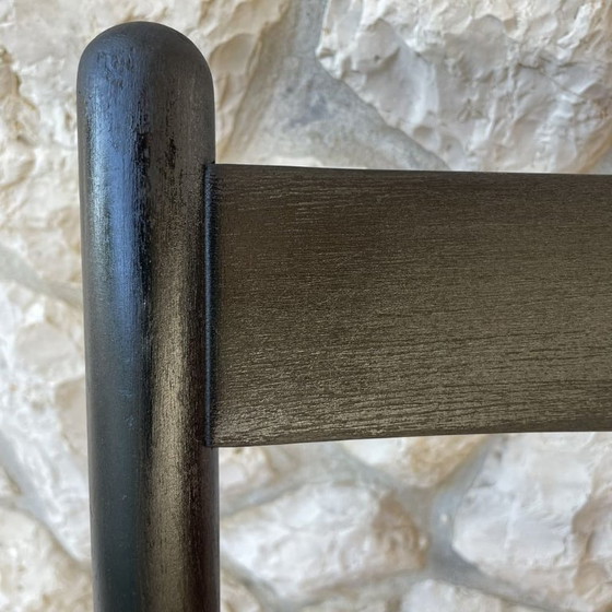 Chaise pliante scandinave en bois noir et rotin par IKEA et Eno, 1993, Ukraine – IKEA ENO, Chaises pliantes (photo 9 of 17)