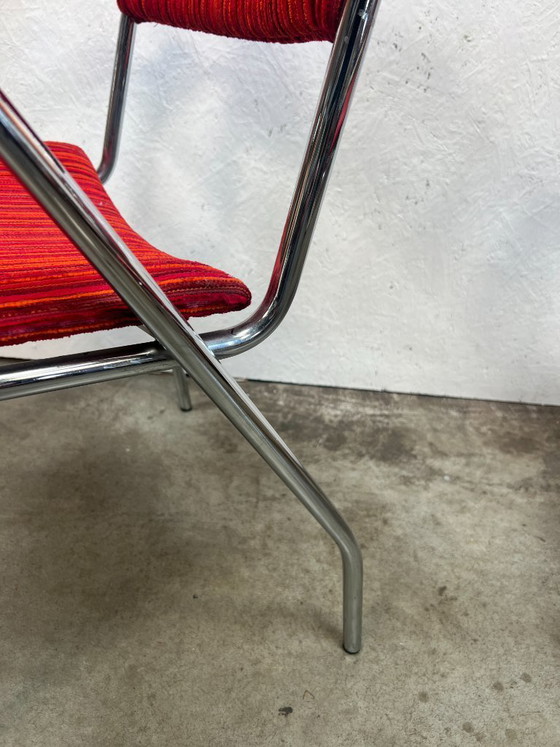 Image 1 of Coppia di sedie vintage cromate, Miljö Expo Ab, Svezia, anni '80