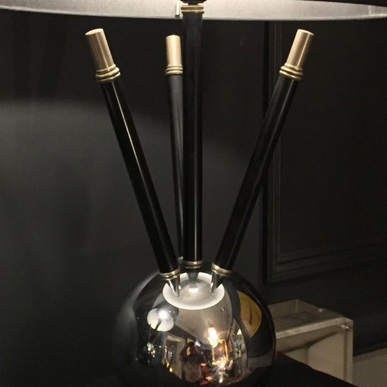 Lámparas de mesa Art Déco Sputnik Ball, años 30, juego de 2 – Art Deco (photo 8 of 14)
