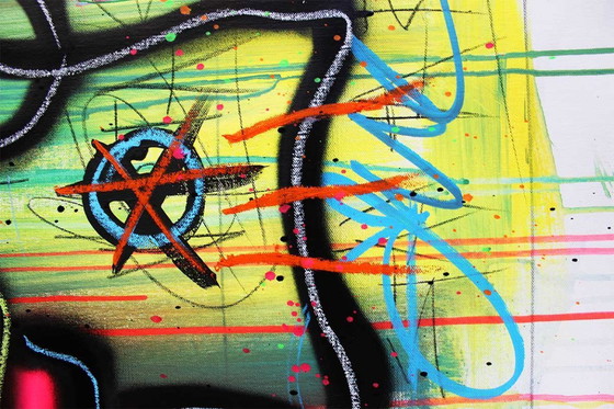 Image 1 of Toile The Big Fat Boy – “The Red Monster with Big Eyes”