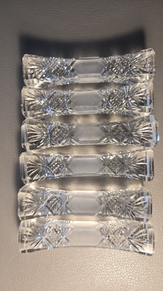 Image 1 of Sets de table vintage en cristal et verre