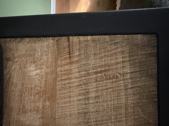 Image 1 of Precioso aparador industrial negro con madera