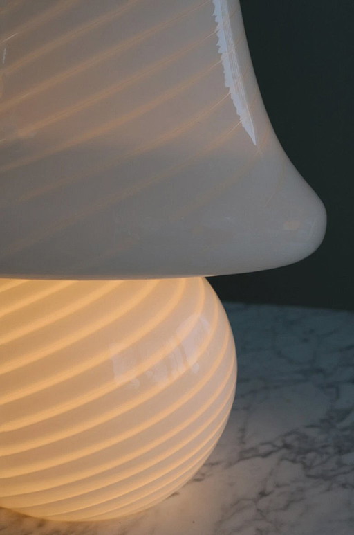 XL Giant Vetri Murano Swirl Mushroom Pilz Lampe