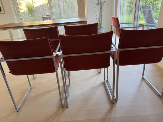 Image 1 of Design Arco Frame XL eettafel stoelen 6 stuks