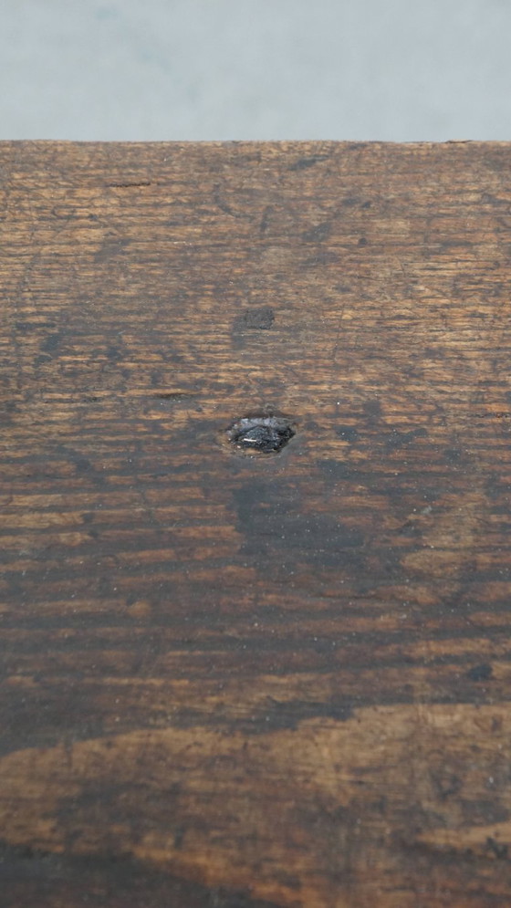 Image 1 of Antique Spanish Coffee Table From The 17th Century With Two Drawers