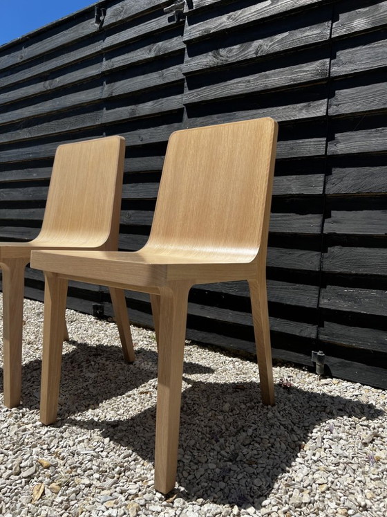 Image 1 of 2x Französische Designerstühle aus Eiche, EMEA-Kollektion von Iratzoki Lizaso