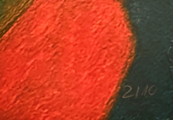 Image 1 of Karmen Moccha: "Homenaje Marilyn Monroe". Giclée sobre terciopelo Hahnemühle, firmado a mano. Edición 2/10. En excelente estado.