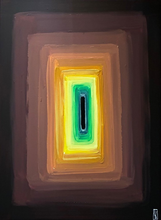 Pulsazione Cromatica II – Paintings & Drawings, Canvas (photo 4 of 10)