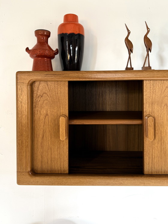 Image 1 of Vintage floating Danish wall cabinet, Dyrlund ‘80