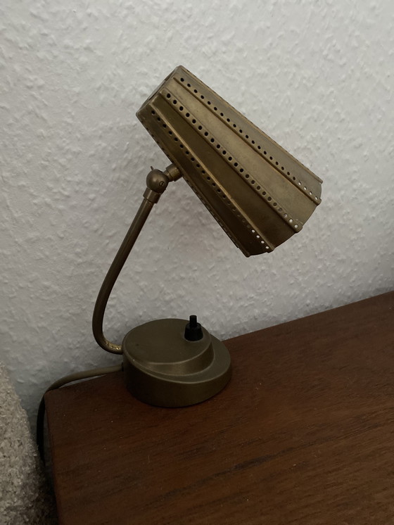Image 1 of Hollywood Regency Tischlampe aus Messing