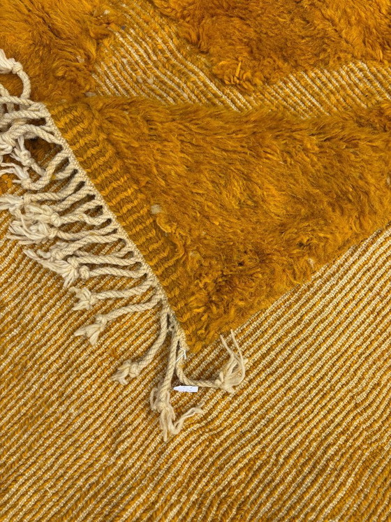Image 1 of Yellow Mrirt Moroccan Wool Rug 200x300 cm– Handmade Thick Wool Berber Rug Woven by Women Cooperative