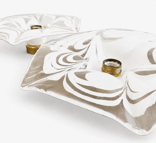 Paire de lampes de plafond/appliques La Murrina