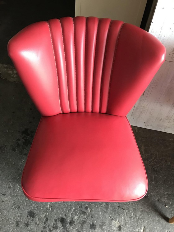 Mid-Century Sky Red Cocktail Chair, 1950s – Armchairs, Mid Century Modern (photo 4 of 4)