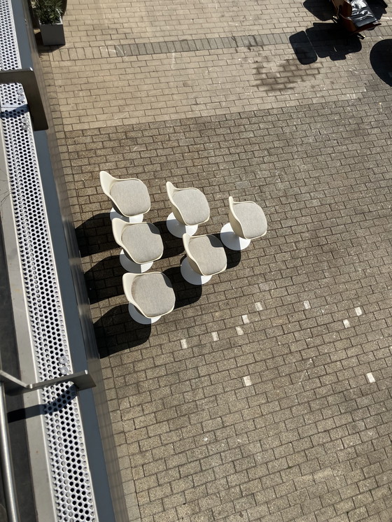 Image 1 of 6x Original Vintage Knoll Tulip Dining Chairs Eero Saarinen