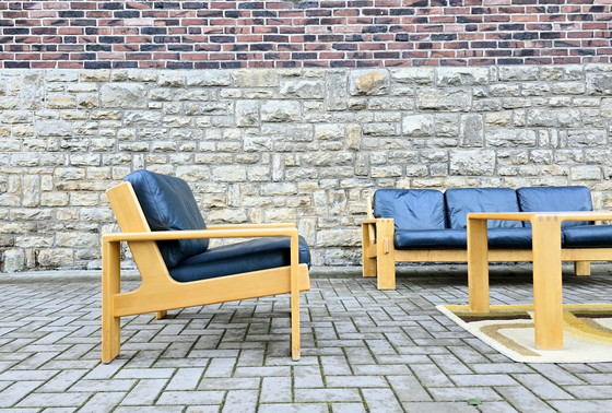 Image 1 of Asko jaren 60 Scandinavische zitgroep: bank, fauteuil en zitbanken in vintage stijl