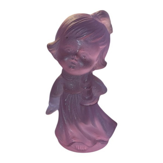 Image 1 of Statua di Murano color lavanda, 10 cm