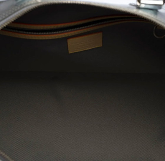 Image 1 of Borsa LOUIS VUITTON Keepall in cuoio argentato - 100226