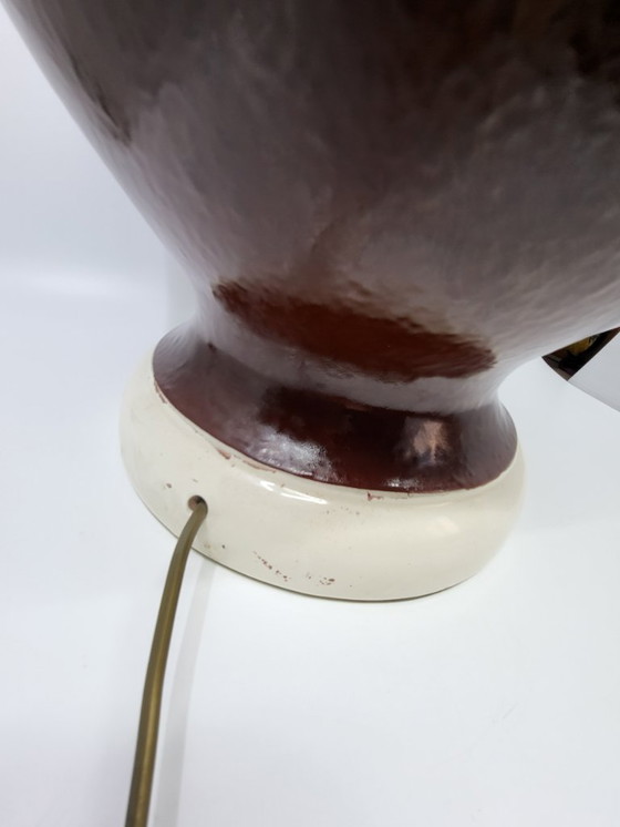 Image 1 of Grote keramische lamp van Hubert Olivier, Frankrijk