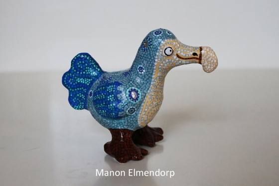 Image 1 of 100% Handgemaakt Beeldje Dodo / Vogel Kunst Nieuw