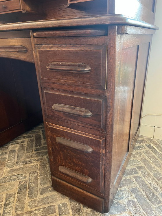 Image 1 of Antique Roller Shutter Desk