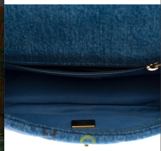 Image 1 of Borsa CHANEL Timeless/Classique in Denim Blu - 103192