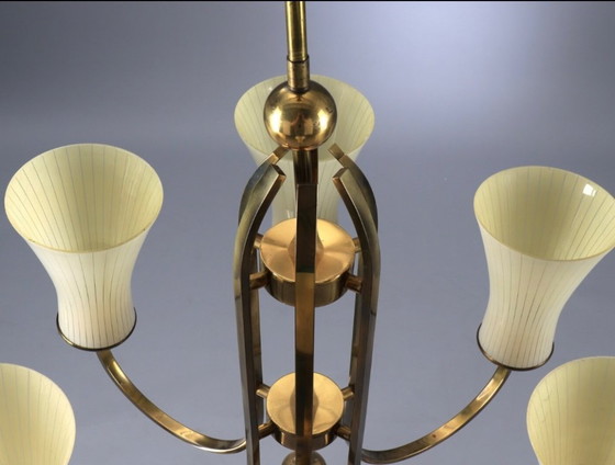 Image 1 of Französischer Art-déco-Kronleuchter