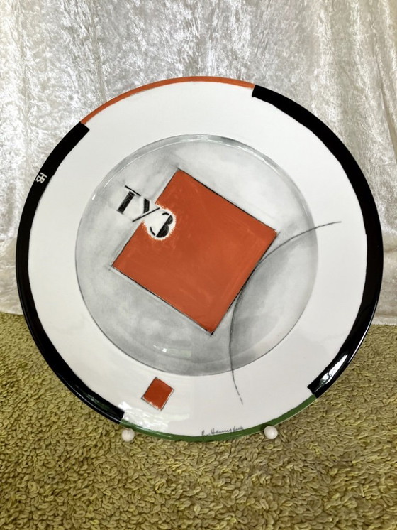 Image 1 of Vladimir Njemuchin - Villeroy & Boch - insegna a muro costruttivista 1991