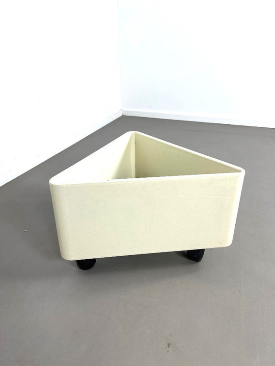 Image 1 of Vintage Space-age plantenbak op wielen van Bauform/Wohnform Duitsland, jaren 70