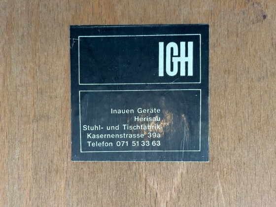 Image 1 of Set van 4 stapelbare stoelen van IGH Herisau, Zwitserland, jaren 70.