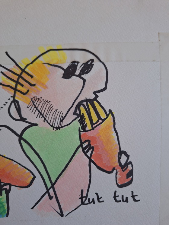 Image 1 of Dibujo de Herman Brood