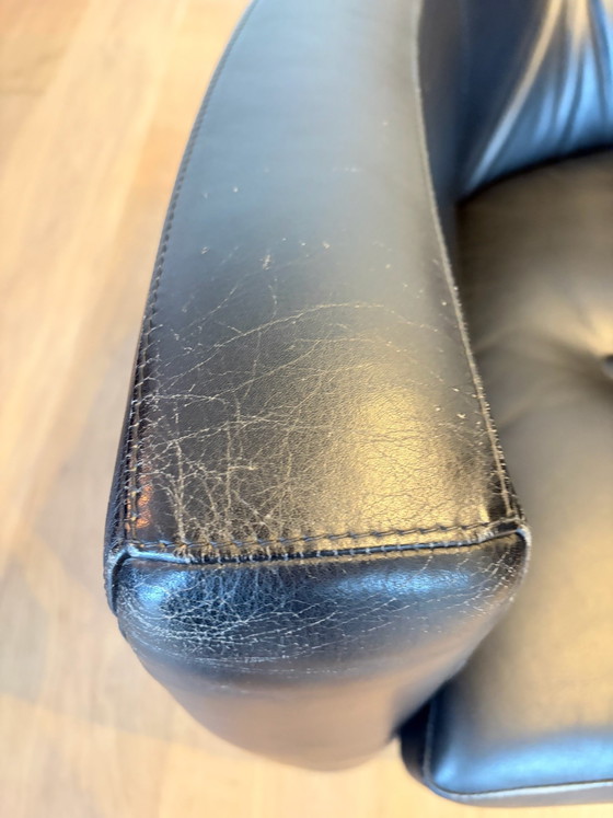 Image 1 of Leolux Carabas armchair black leather