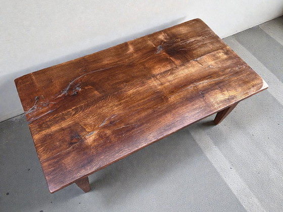 Image 1 of Classic solid wood coffee table - character and craftsmanship
